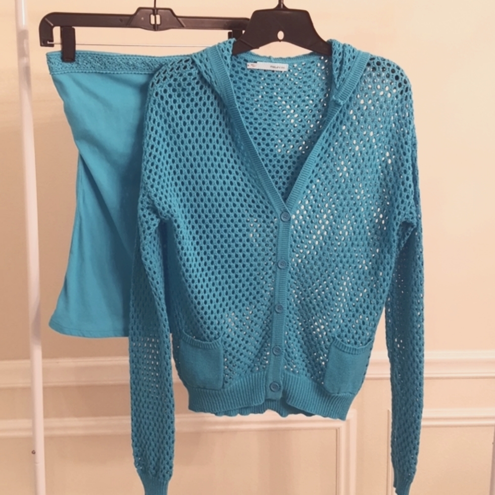 Maurices 2 Piece Blue Outfit